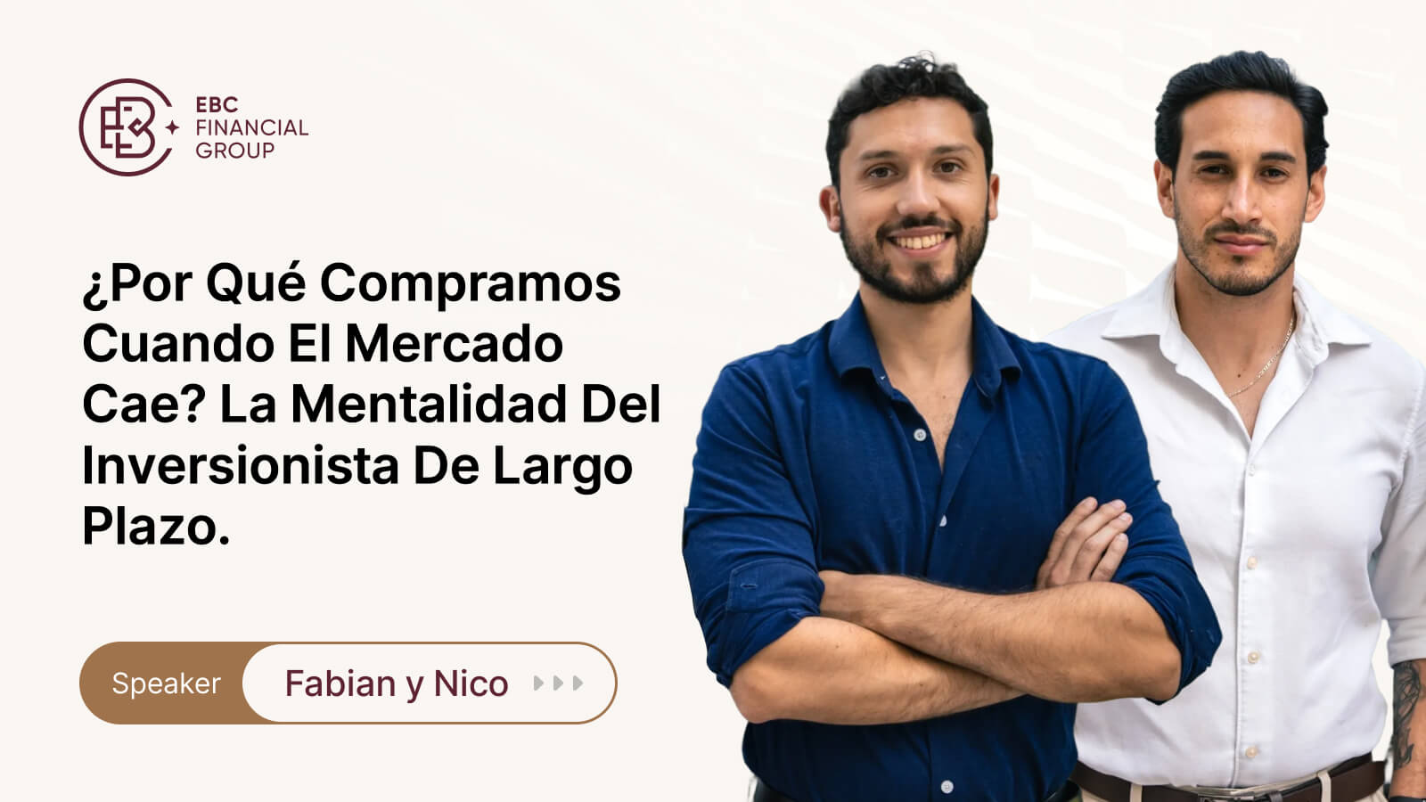 ¿Por qué compramos cuando el mercado cae? La mentalidad del inversionista de largo plazo.