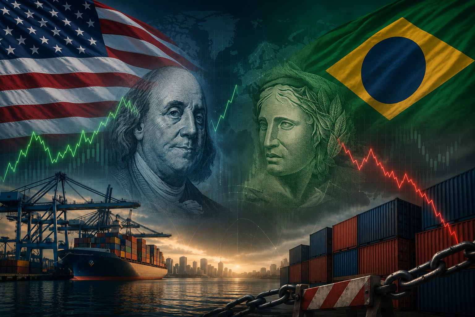 USD/BRL próximo de R$ 5,09: o carry trade brasileiro conseguirá absorver a nova tarifa de 25% dos EUA?
