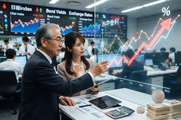 市中金利とは?金融市場を動かす金利の仕組みと投資への影響を解説