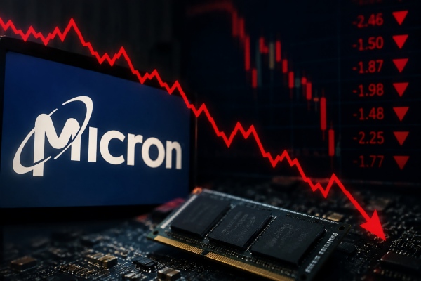 マイクロンテクノロジー株価の下落理由とは【7月最新】? DRAM競争激化とAI投資懸念を解説