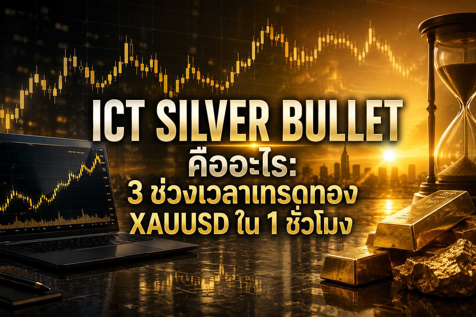 ICT Silver Bullet คืออะไร: 3 ช่วงเวลาเทรดทอง XAUUSD ใน 1 ชั่วโมง