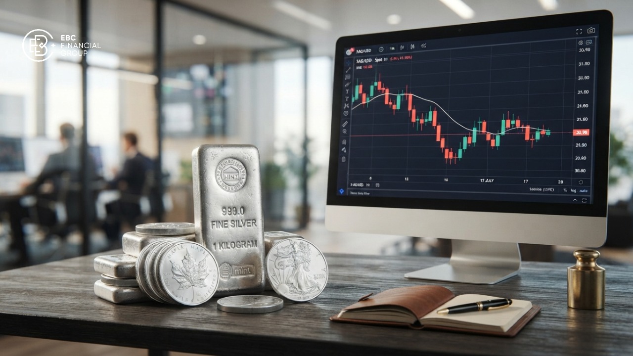 Giá bạc hôm nay: Trong nước giảm dưới 58 triệu đồng/kg, thế giới XAG/USD giữ quanh $55/ounce