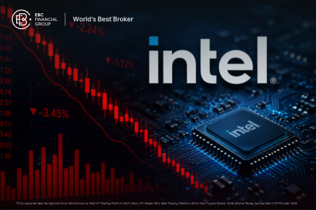 Las acciones de Intel cayeron a mínimos de un mes en Wall Street