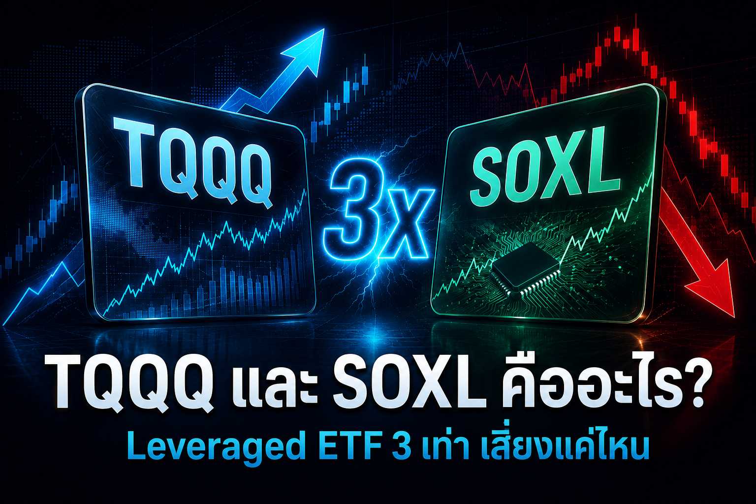 TQQQ และ SOXL คืออะไร Leveraged ETF 3 เท่า เสี่ยงแค่ไหน