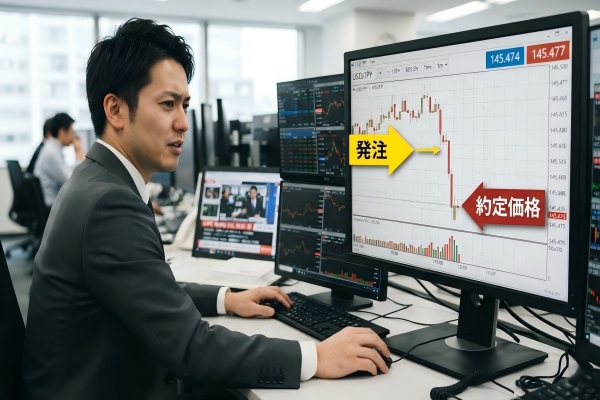 FXのスリッページの基本仕組み|なぜ注文価格と約定価格がズレるのか