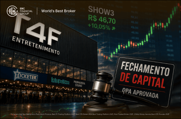 T4F fecha capital: vale vender SHOW3 antes de 20 de agosto?