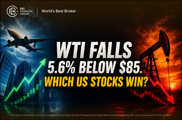 WTI Falls 5.6% Below $85: Which US Stocks Win?