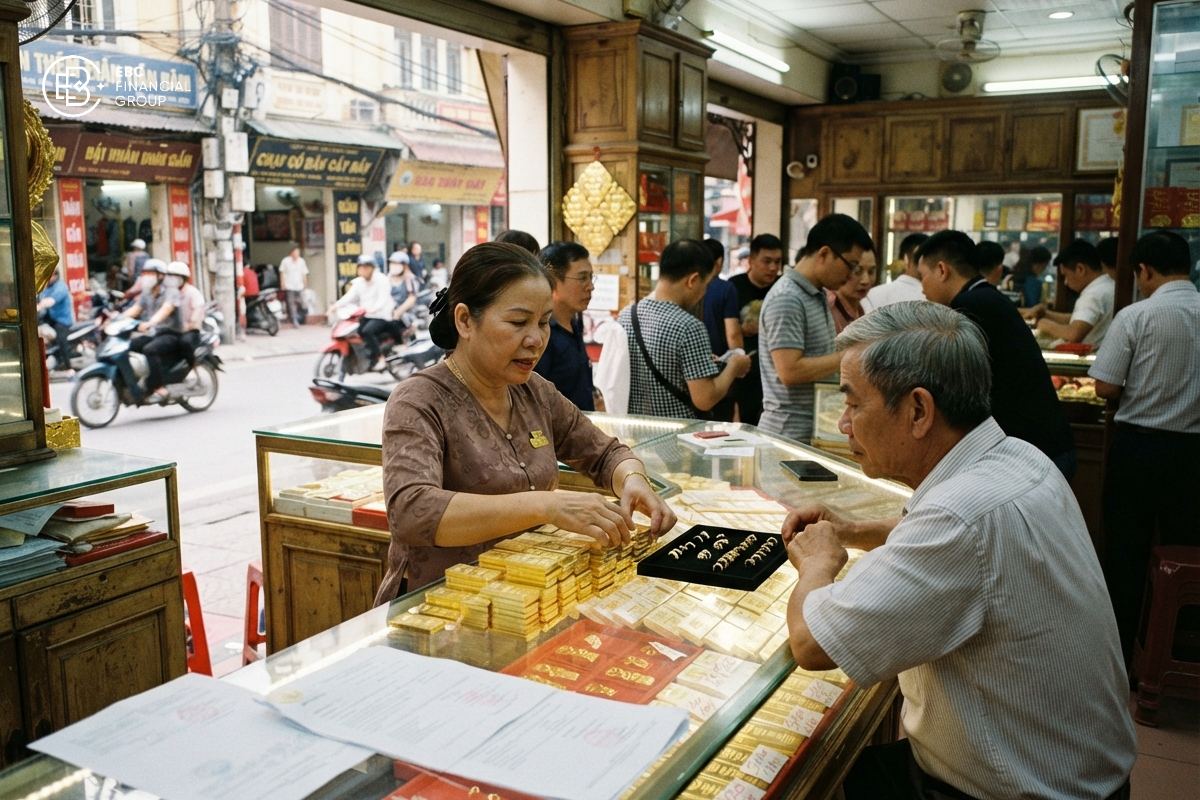 Giá vàng SJC hôm nay giảm về 140,5 triệu đồng/lượng trước Fed và áp lực chênh lệch giá thế giới