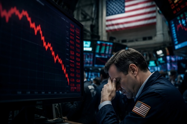 NYダウ反落、FRB警戒と金利上昇が重荷、米株市場は調整局面入りか