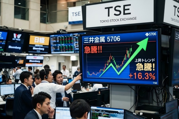 三井金属株価が急騰：銅箔・半導体材料への期待で投資家注目