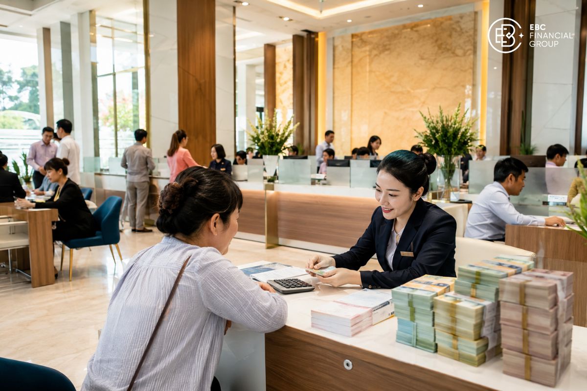 Lãi suất ngân hàng hôm nay: kỳ hạn 12 tháng hút tiền, BIDV vượt nhóm Big4