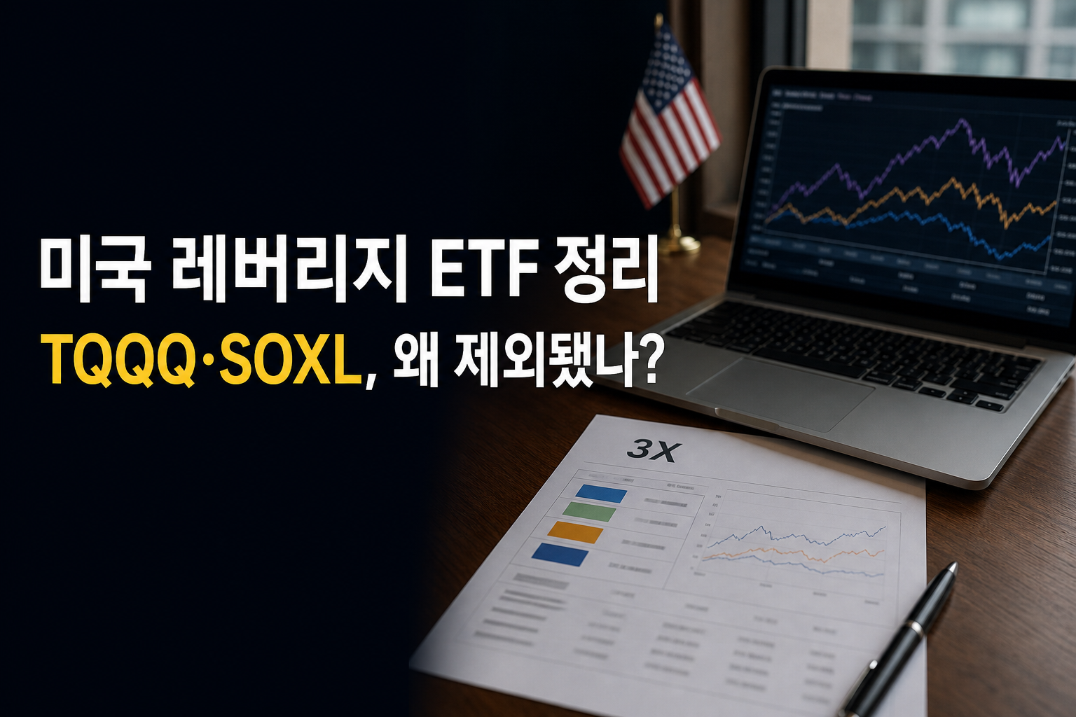 단일종목 레버리지 규제, TQQQ·SOXL은 왜 빠졌나? 3배 ETF 위험 정리