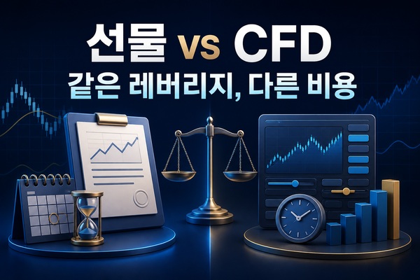 선물과 CFD, 같은 레버리지인데 비용은 왜 다를까?
