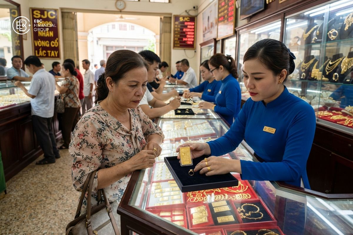 Giá vàng hôm nay: SJC 143,8 triệu đồng/lượng, chênh thế giới còn khoảng 3,9 triệu