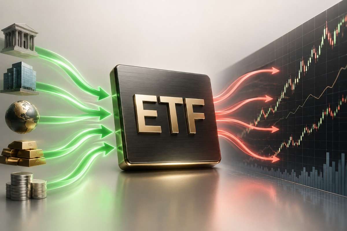 ETFの資金流入と流出は、株式市場を動かすのか、それとも市場のローテーションを示すのか？