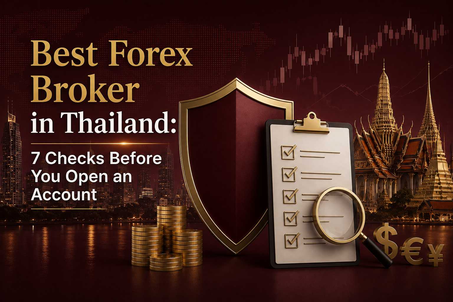 โบรกเกอร์ Forex ที่ดีที่สุดในประเทศไทย: 7 สิ่งที่ควรตรวจสอบก่อนเปิดบัญชี