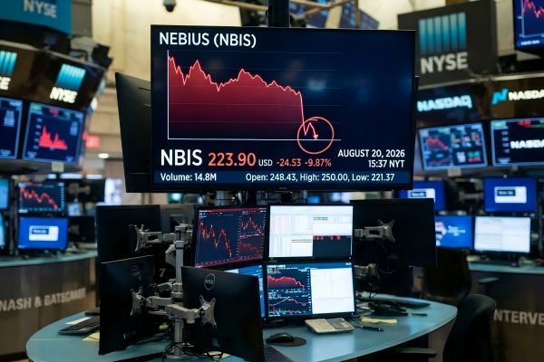 Nebius株価は急落｜転換社債50億ドルに拡大、AI投資加速の裏で高まる下落リスク