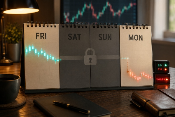 Weekend Gap คืออะไร ทำไม Margin และ Spread ถึงเสี่ยงตอนเปิดตลาดวันจันทร์
