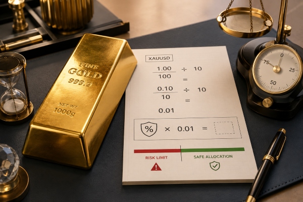 คำนวณ Lot Size ทอง (XAUUSD) ด้วยตัวเอง ไม่ต้องพึ่งเครื่องคิดเลข