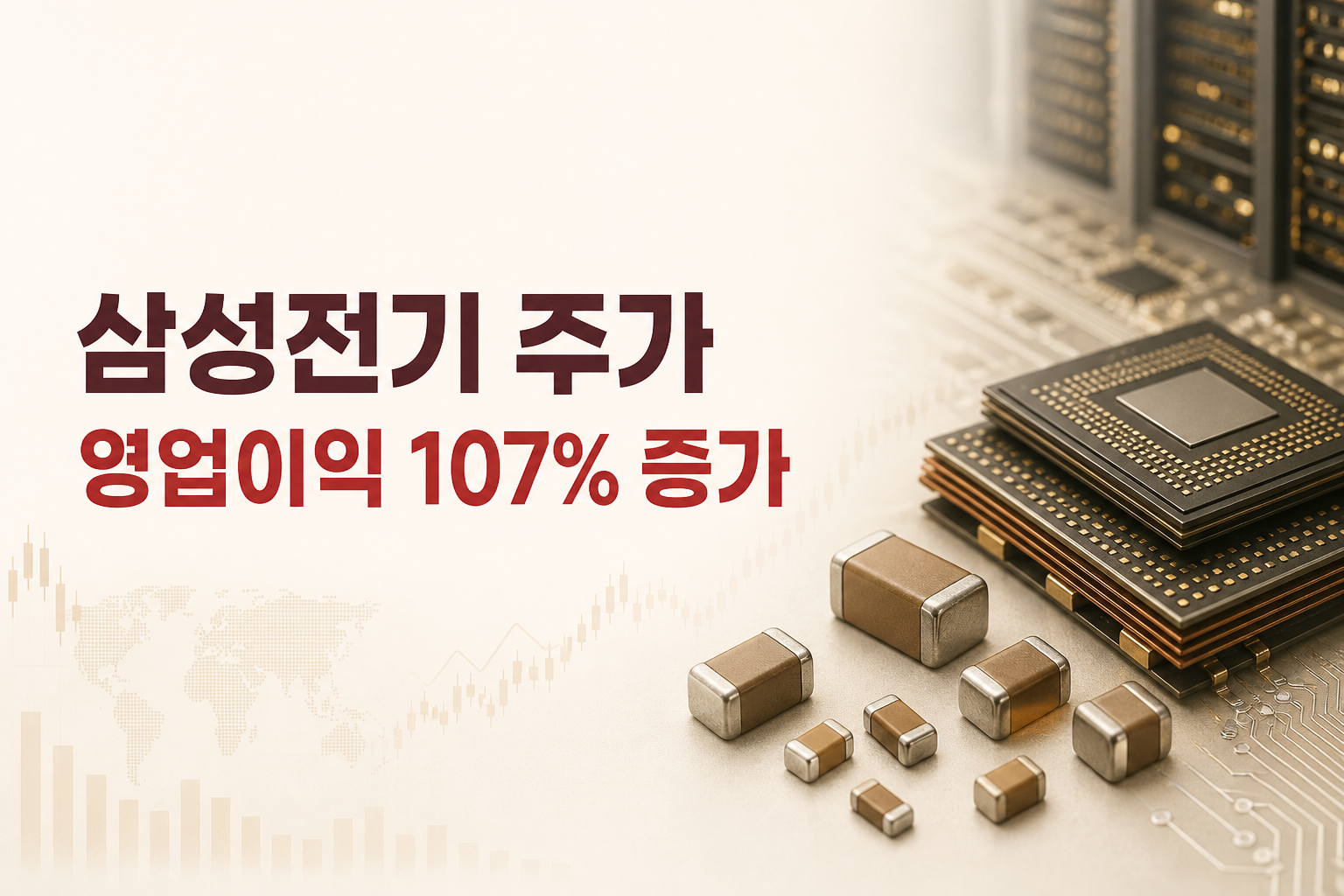삼성전기 주가, 영업이익 107% 증가를 만든 AI 부품