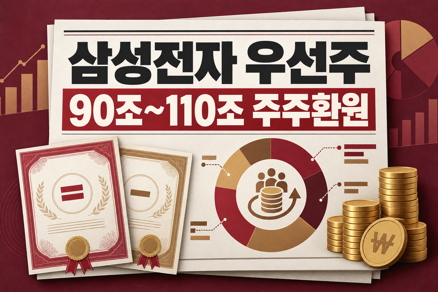 삼성전자 우선주, 110조 주주환원에도 주가가 내린 이유