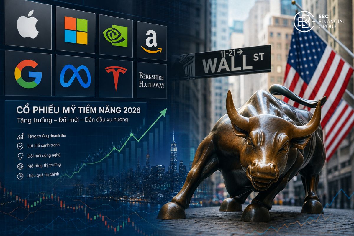 Top các mã cổ phiếu Mỹ tiềm năng đáng mua và đầu tư 2026