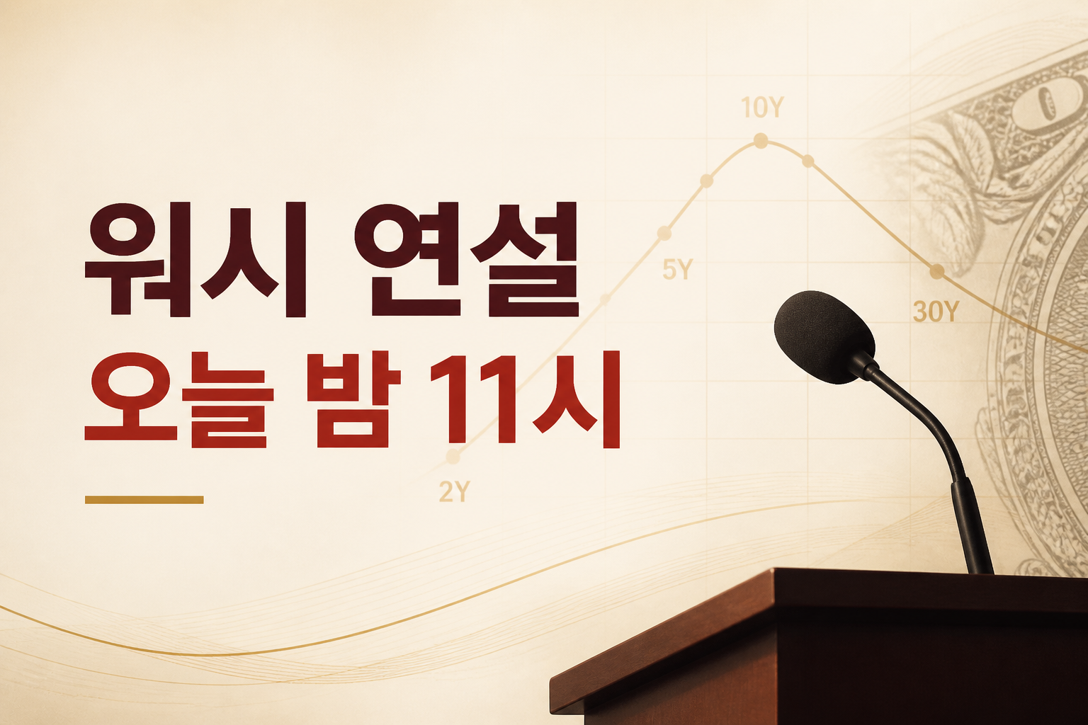워시 연설 오늘 밤 11시, 금리·달러가 확인할 세 문장