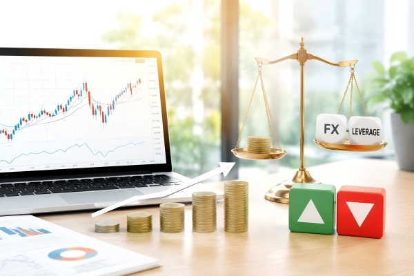 FXのレバレッジは何倍が安全?適切な倍率の選び方と失敗しない取引方法