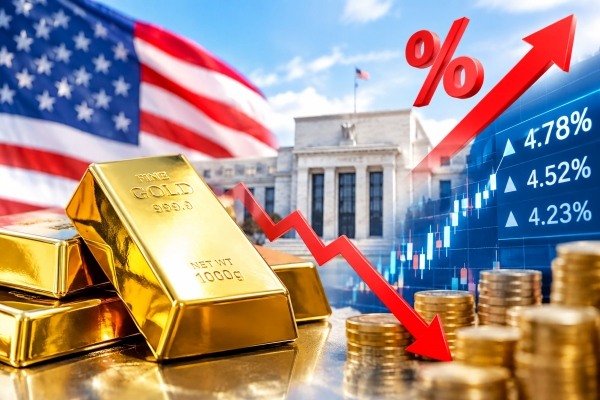 金価格はなぜ下落?米金利上昇とFRB利上げ観測から今後の金相場を分析