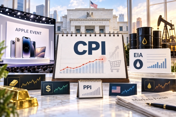 ปฏิทินเศรษฐกิจสัปดาห์นี้ 7-11 ก.ย. 2569: CPI ชี้เกม Fed จับตา Apple Event และสต็อกน้ำมัน