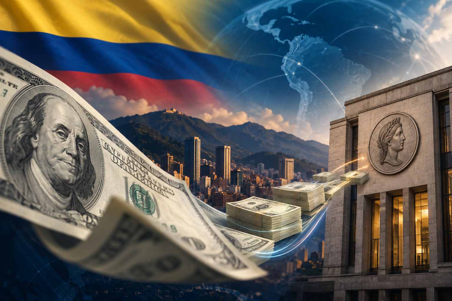 USD_COP Nears 3,100 as BanRep Buys $399