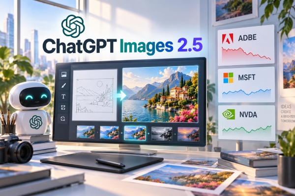 ChatGPT Images 2.5 เปิดตัว OpenAI รุกตลาดครีเอทีฟ AI กระทบ Adobe และหุ้น AI อย่างไร