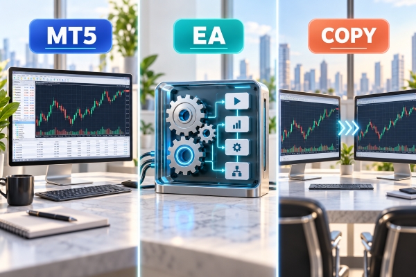 MT5 EA และ Copy Trading ต่างกันอย่างไร เลือกเครื่องมือให้ตรงกับสไตล์การเทรด
